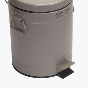 ＬＩＶ ＰＬＵＳ Boite トラッシュカン ふた付 ペダル式 5L ブラウン FCF835M-NQ-0191-イメージ6