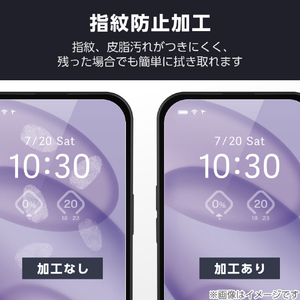 エレコム Google Pixel 9a用フィルム スムース 指紋防止 高透明 PM-P251FLSTGN-イメージ4