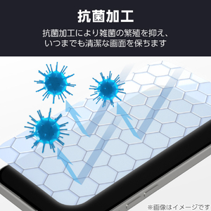 エレコム Google Pixel 9a用フィルム スムース 指紋防止 高透明 PM-P251FLSTGN-イメージ6