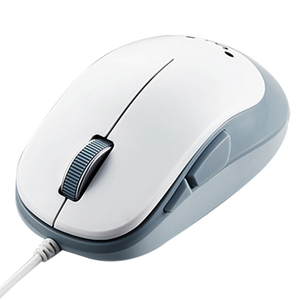 エレコム 5ボタンBlueLED有線マウス(Mサイズ) ホワイト M-Y9UBXWH エレコム 5ボタンBlueLED有線マウス(Mサイズ) ホワイト M-Y9UBXWH