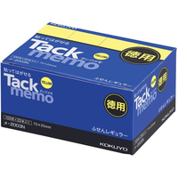コクヨ タックメモ お徳用 付箋 75×25 黄 100枚×20 FCC0784-ﾒ-2003N