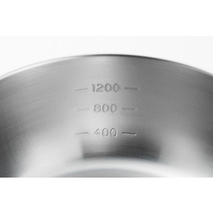 ヒロショウ パルトール オールステンレス製 雪平鍋 18cm FCD1131-PRT-18Y-イメージ4