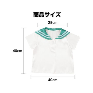 アーテック ソフトサテン セーラー服 C 緑 FCE073M-18854-イメージ4