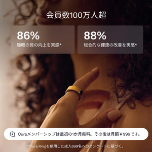OURA Oura Ring 4(オーラリング 4)/size10 ゴールド JZ90-54216-10-イメージ7