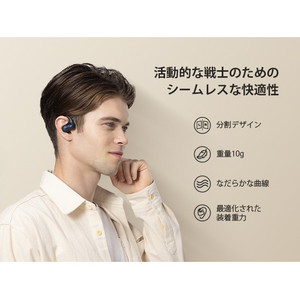 アースリボーン オープンスポーツイヤフォン 1MORE Fit SE S30 ホワイト AV040008-C02-イメージ12