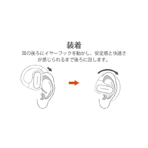 アースリボーン オープンスポーツイヤフォン 1MORE Fit SE S30 ホワイト AV040008-C02-イメージ13