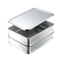 イケダ IKD 18-8抗菌スタッキング角バット 10枚取 10枚取バット350×265mm85mm FCK9694-013329002