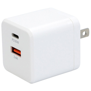 STAR LIGHT SK-CH1A1CPD30WH USB充電器 窒化ガリウム(GaN) PPS対応