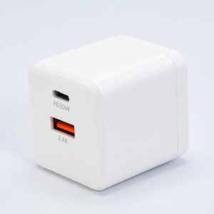 STAR LIGHT USB充電器 窒化ガリウム(GaN) PPS対応 パワーデリバリーPD30W 白 SK-CH1A1CPD30WH-イメージ2