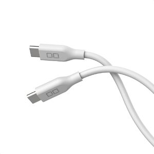 CIO シリコンケーブルN2 C to C 240W 2m ホワイト CIO-SL30000N2-CC2-WH-イメージ1