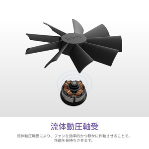 NZXT 140mm 両面RGBファン ブラック RF-D14SF-B1-イメージ11