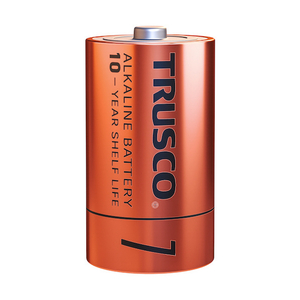 トラスコ アルカリ乾電池 １０年 単１ （２本入） TRUSCO アルカリ乾電池10年 TLR20GPL-2S-イメージ2