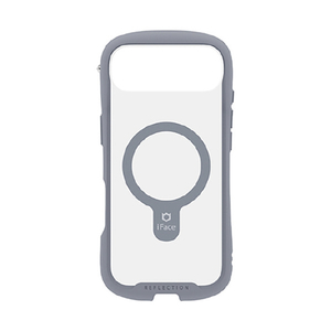 Hamee iPhone Air用MagSynq強化ガラスクリアケース iFace Reflection グレー 41-183308-イメージ1