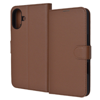 レイアウト iPhone 16 Plus用Like standard 耐衝撃 マグネットベルト シンプル 手帳型レザーケース ブラウン RT-P48ELC1/DK