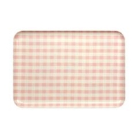 橋本達之助工芸 SRトレーL角 ミルキーチェック ピンク ﾄﾚLｶｸﾐﾙｷﾁｴﾂｸﾋﾟﾝｸ