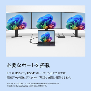 マイクロソフト Surface Laptop(第 8 世代) 13．8インチ Snapdragon X2 Elite/16/1TB ブラック EP2-59289-イメージ13