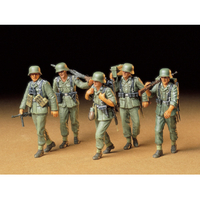 タミヤ 1/35 ミリタリーミニチュアシリーズ No．184 ドイツ機関銃チーム 行軍セット 35184MM Dｷｶﾝｼﾞﾕｳｺｳｸﾞﾝｶｲ