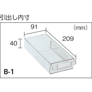 トラスコ中山 バンラックケースB型 3列8段 FC486HH-5019541-イメージ2