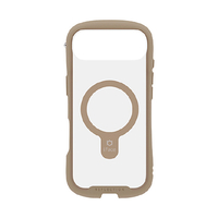Hamee iPhone Air用MagSynq強化ガラスクリアケース iFace Reflection ベージュ 41-183315