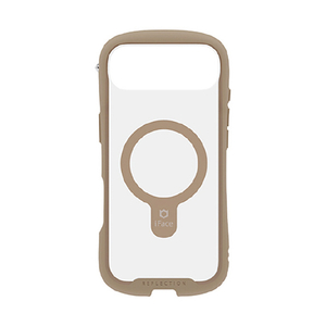 Hamee iPhone Air用MagSynq強化ガラスクリアケース iFace Reflection ベージュ 41-183315-イメージ1