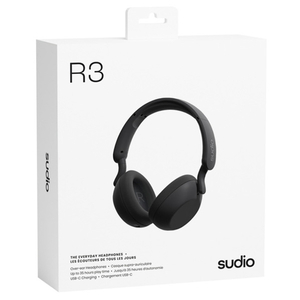 Sudio オーバーイヤーヘッドホン R3 ブラック SD-2501-イメージ4