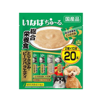 いなば ちゅーる 総合栄養食 鶏ササミビーフバラエティ 2種 20本 FCF663N
