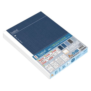 ナカバヤシ スイングロジカルノート セミB5 A罫 5冊パックデニムカラー FC334TA-NB520A-5P-イメージ1