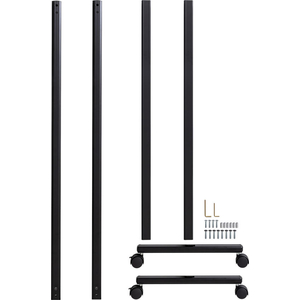 積水樹脂 アルミハンガーラック 幅約120cm FCJ319S-AHR-120BK-イメージ5