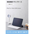 エレコム 11インチiPad Pro(M4)用 フラップケース 薄型軽量 背面クリア 2アングル ブラック TB-A25PMWVBK-イメージ3
