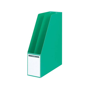 コクヨ ファイルボックス(仕切板・底板付)A4タテ 背幅85mm 緑 10個 1パック(10個) F836374-ﾌ-450NG-イメージ1