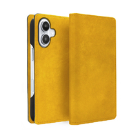 ABBI SIGNATURE iPhone 16用MARGOT イタリアンレザー MagSafe対応ダイアリーケース タン ABS27332I16