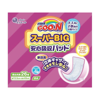 大王製紙 グーン スーパーBIG 安心吸収パッド 26枚 F942560