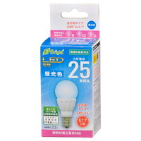 オーム電機 LED電球 E17口金 全光束251lm(2．2W小形電球タイプ) 昼光色相当 LDA2D-G-E17 IS22