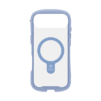 Hamee iPhone Air用MagSynq強化ガラスクリアケース iFace Reflection ペールブルー 41-183322