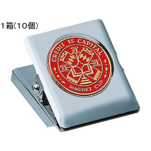 コクヨ マグネットクリップ 小 赤 10個 F011670-ｸﾘ-65NR-イメージ1