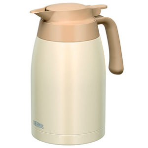サーモス ステンレスポット(1.5L) クリームホワイト TTB-1501CRW サーモス ステンレスポット(1.5L) クリームホワイト TTB-1501CRW