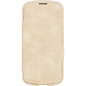 NATURAL design Google Pixel 9a用背面手帳型ケース CHROME-NATURAL ベージュ GP9A-CHN07-イメージ1