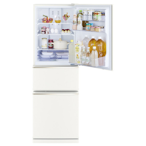 三菱 【右開き】272L 3ドア冷蔵庫 マットホワイト MR-CX27M-W-イメージ3