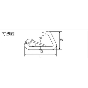 水本機械製作所 ステンレス L型フック FC094FH-2155427-イメージ3