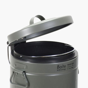 ＬＩＶ ＰＬＵＳ Boite トラッシュカン ふた付 ペダル式 5L カーキ FCF836M-NQ-0192-イメージ7