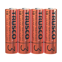 トラスコ アルカリ乾電池 １０年 単３ （４本入） TRUSCO アルカリ乾電池10年 TLR6GPL-4S