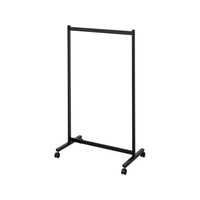 積水樹脂 アルミハンガーラック 幅約90cm FCJ320S-AHR-90BK