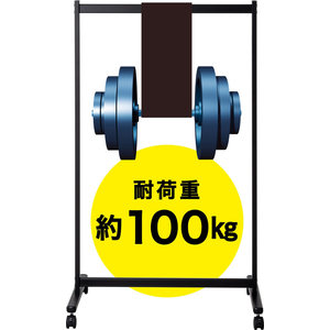 積水樹脂 アルミハンガーラック 幅約90cm FCJ320S-AHR-90BK-イメージ4