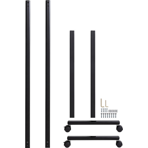 積水樹脂 アルミハンガーラック 幅約90cm FCJ320S-AHR-90BK-イメージ5