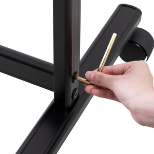 積水樹脂 アルミハンガーラック 幅約90cm FCJ320S-AHR-90BK-イメージ9