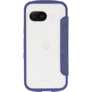 NATURAL design Google Pixel 9a用背面手帳型ケース CHROME-NATURAL ブルー GP9A-CHN08-イメージ2