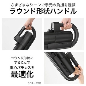 三菱 スティック&ハンディクリーナー iNSTICK ZUBAQ マットチタンブラック HC-JK2E-B-イメージ17