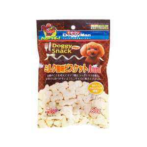 ドギーマン ドギースナックバリュー ミルク風味ビスケットMini 80g FC05744-イメージ1