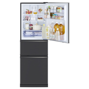 三菱 【右開き】272L 3ドア冷蔵庫 マットチャコール MR-CX27M-H-イメージ3