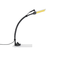 ヤザワ どこでもライト 吸盤フレキ400 黒 DL05